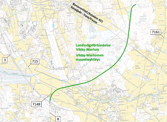 Karttakuva Vikby-Martoinen